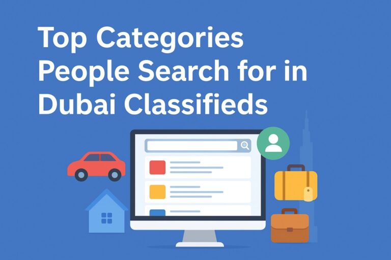 Top Categories People Search for in Dubai Classifieds