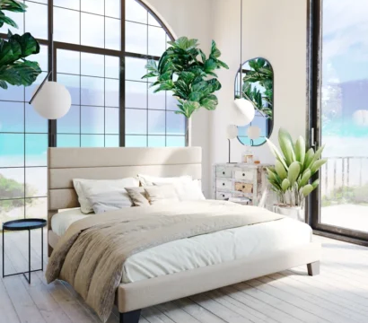 ElisonPlatformBedwithFabricUpholsteredHeadboardandWoodenSlats-410×410-1