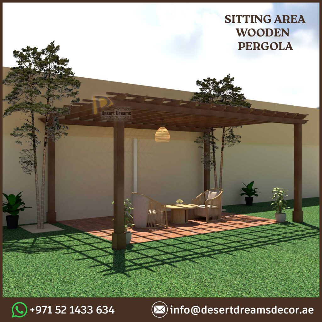 Sitting-Area-Wooden-Pergola-in-UAE
