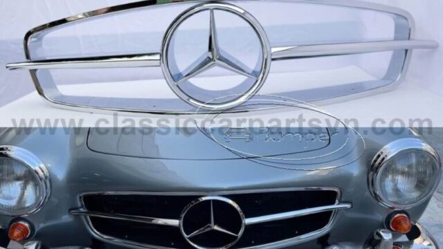 Mercedes-190SL-Roadster-front-grille-1